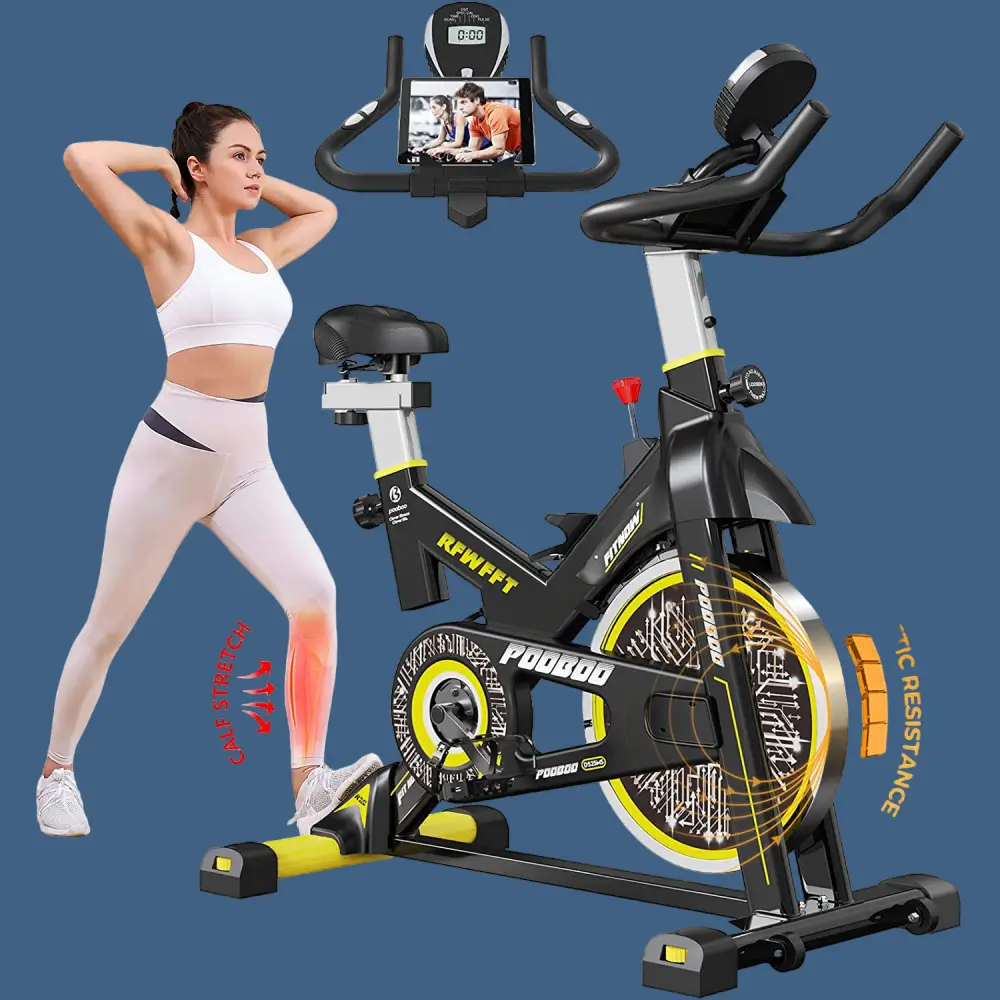 PooBoo Adjustable Exercise Bike